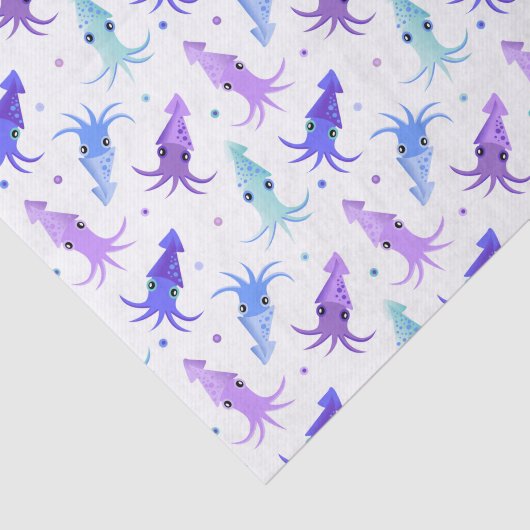 Squid Pattern Tissuepapier (Detail)