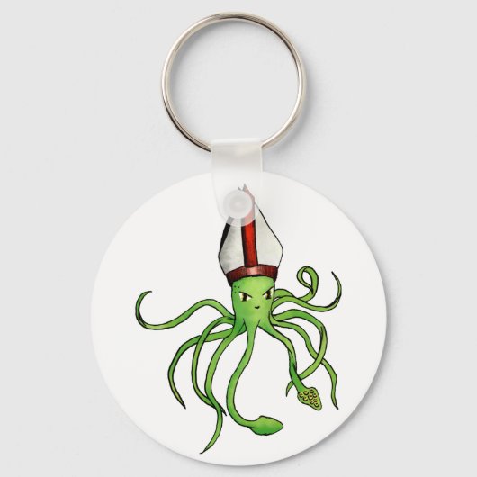 Squid Pope Sleutelhanger (Voorkant)
