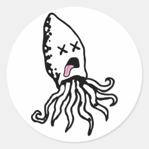 Squid Ronde Sticker