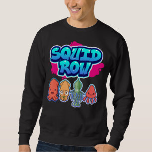 Squid Row Octopus Cuttlefish Squid 1 Trui