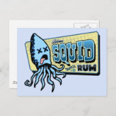 Squid Rum Briefkaart (Voorkant / Achterkant)
