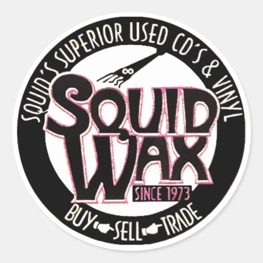 Squid Wax Stickers (Voorkant)