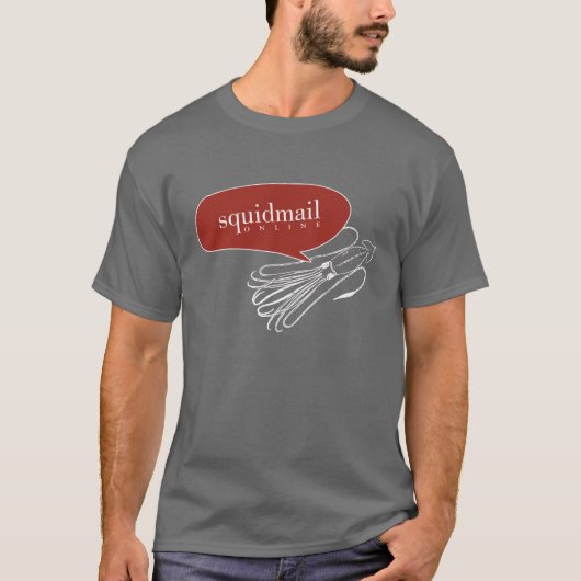 Squidmail Mannen T-Shirt (Voorkant)
