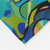 Squids Blanket van Patrick Moran Fleece Deken (Hoek)