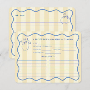 Squiggle Border Lemons Vrijgezellenfeest Recept Ka Kaart