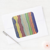 Squiggles modernes 3 Stickers (Enveloppe)