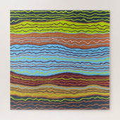 Squiggles modernes 4 Puzzle (Horizontal)