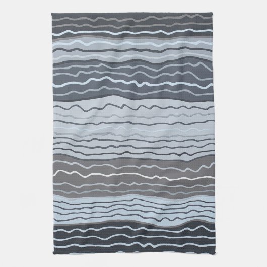 Squiggles modernes 5 Serviette de cuisine (Vertical)