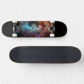 Squiggley Nebula Star Dust Cloud CRQENH Skateboard (Horizontaal)