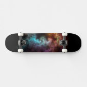 Squiggley Nebula Star Dust Cloud CRQENH Skateboard (Horizontaal)