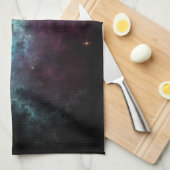 Squiggley Nebula Star Dust Cloud CRQENH Theedoek (Quarter Fold)