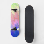 Squiggly Gradient Skateboard (Voorkant)