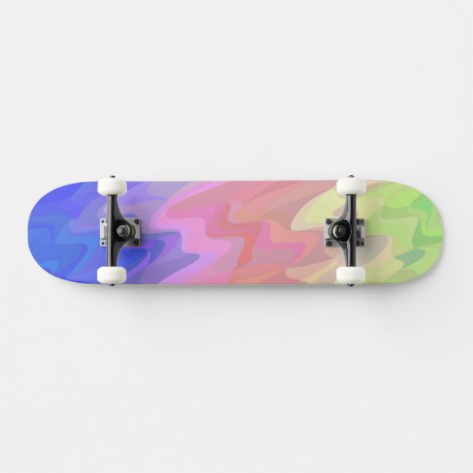 Squiggly Gradient Skateboard (Horizontaal)
