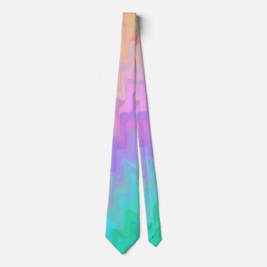 Squiggly Gradient Stropdas (Voorkant)