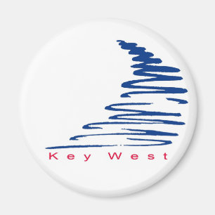 Squiggly Lines_Key West magnet Magneet