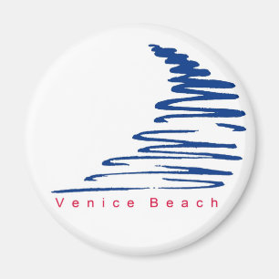 Squiggly Lines_Venice Beach magnet Magneet