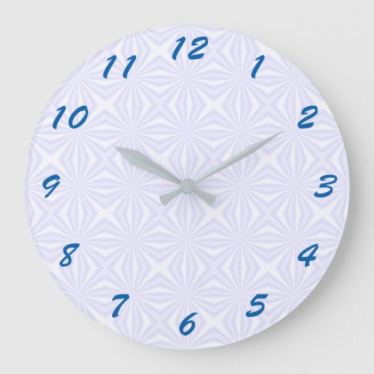 Squiggly Squares of White Grote Klok (Voorkant)