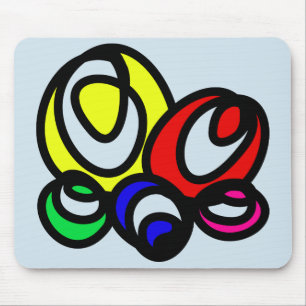 Squigly Eggs le tapis de tapis de souris