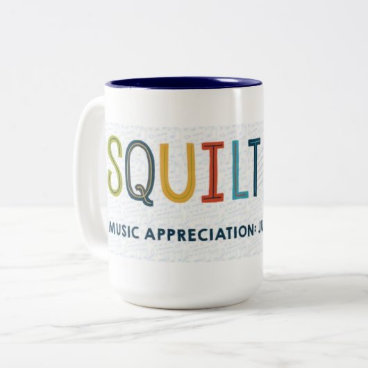 SQUILT LIVE ! Mug Deluxe Deux Tons (Devant gauche)