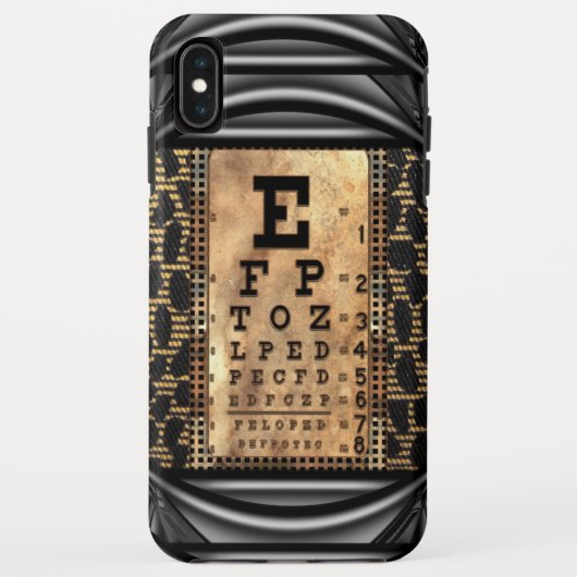 Squint  IV Eye Chart Cool Case-Mate iPhone Case (Achterkant)