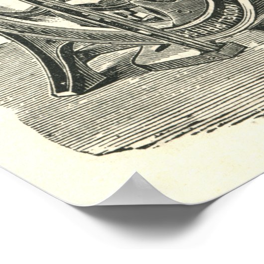 Squintani Model letterpress poster (Hoek)