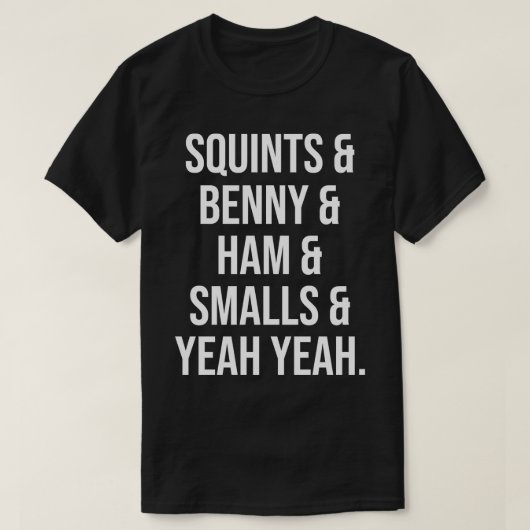 Squints Benny Ham Smalls Yeah Yeah T-shirt (Design voorkant)