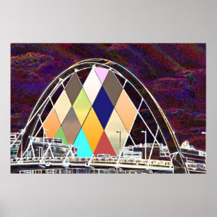 Squinty Bridge Poster afdrukken
