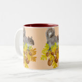 Squirrel Acorns Mok (Voorkant links)