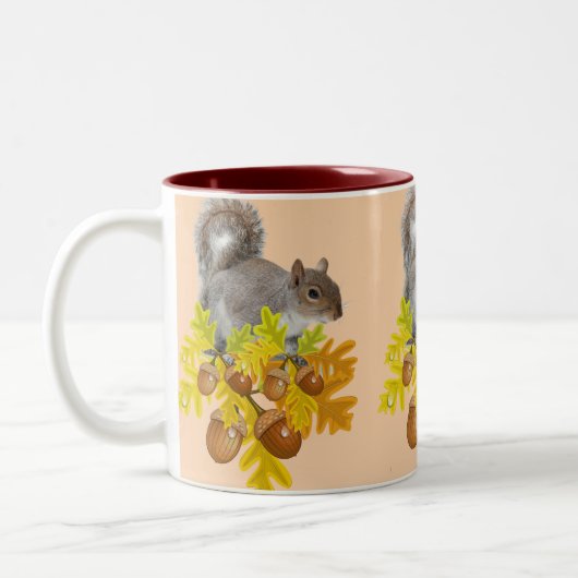 Squirrel Acorns Mok (Links)