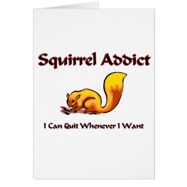 Squirrel Addict (Voorkant)