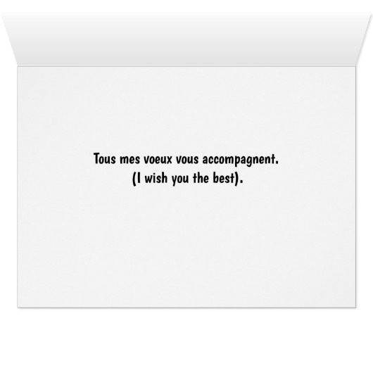 Squirrel Artiste français Félicitations (Intérieur Horizontal (Bas))