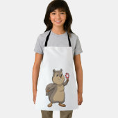 Squirrel at Poker with Poker chips Schort (Insitu)