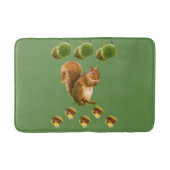 Squirrel Bathroom Bathmat Badmat (Voorkant)