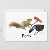 Squirrel BBQ Uitnodiging (Voorkant)