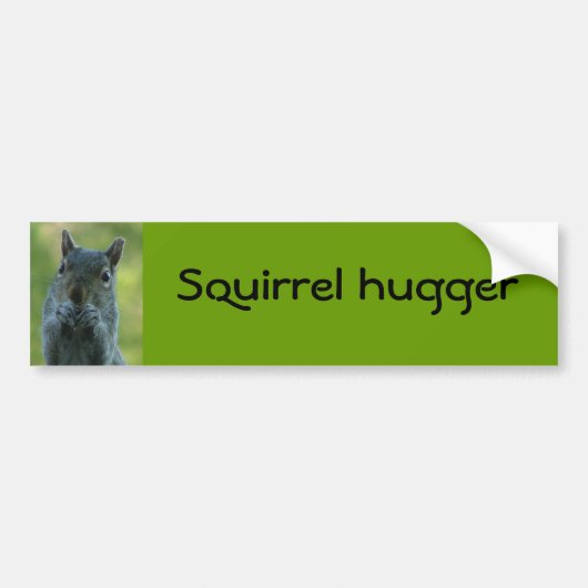 Squirrel Bumpersticker (Voorkant)