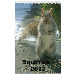 Squirrel Calendar 2012 Kalender