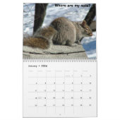 Squirrel Calendar Kalender (Jan 2026)