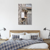 Squirrel Canvas Afdrukken (Insitu (Slaapkamer))