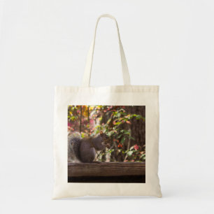 Squirrel Chow Time Tote Bag