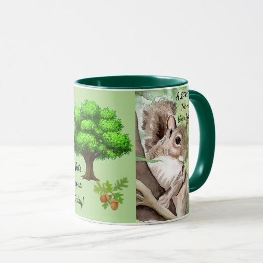 SQUIRREL Coffee Mug Tea Cup Art original (Devant droit)