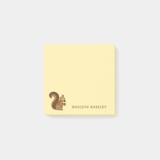 Squirrel Cute Kind Woodland Post-it® Notes (Voorkant)