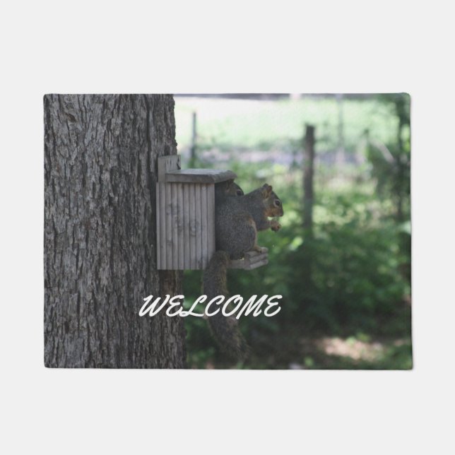 Squirrel Doormat Deurmat (Voorkant)