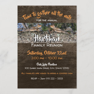 Squirrel Family Reunion Kaart