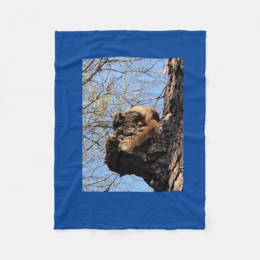 Squirrel Fleece Blanket (Voorkant)