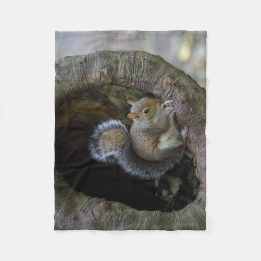 Squirrel Fleece Blanket (Voorkant)