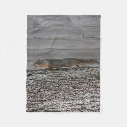 Squirrel Fleece Blanket Deken (Voorkant)
