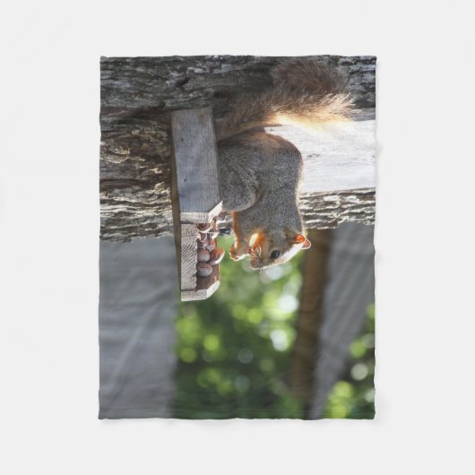 Squirrel Fleece Blanket Deken (Voorkant)