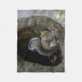 Squirrel Fleece Blanket Deken (Voorkant)