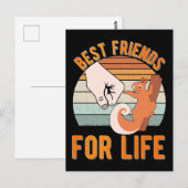 Squirrel Friend Forest Dierenvriend Briefkaart (Voorkant / Achterkant)