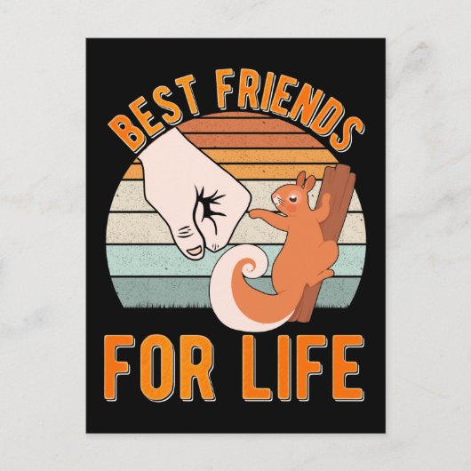 Squirrel Friend Forest Dierenvriend Briefkaart (Voorkant)